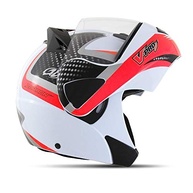 Capacete Escamoteável Pro Tork V-Pro Jet 2 Carbon Branco/Vermelho - Segurança e Estilo para Sua Pilotagem - imagem 5