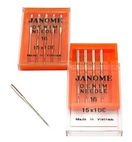 Agulhas de brim DREAMSTITCH 990416000A 15X 1DE #16 para Janome Brand 990416000A - imagem 2