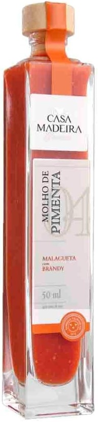 Molho de Pimenta Malagueta com Brandy Casa Madeira 50ml - imagem 1