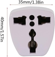Kit 2 Adaptadores Universais Bivolt: Viaje Conectado no Brasil e no Mundo! - imagem 2