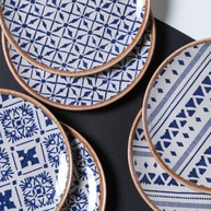 Conjunto com 6 Pratos de Sobremesa New Asteca - Porto Brasil | Design Elegante e Durabilidade Premium - imagem 2