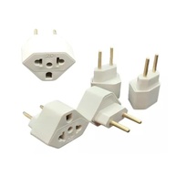 Kit 3 Adaptadores de Tomada Universal 10A/20A Padrão Brasileiro e Americano - Branco - imagem 2
