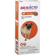 Bravecto para Cães 4,5 a 10 kg: 12 Semanas de Proteção com 1 Dose - imagem 1