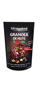 Granola de Castanhas com pedaços de Brawnie Sem Glúten Vegano Uncooked 250g - imagem 2