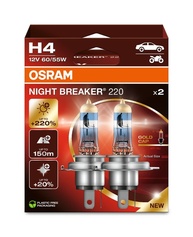Lâmpada H4 OSRAM Night Breaker 220: Ilumine Seu Caminho com 220% Mais Luz! - imagem 1