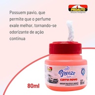 Odorizador de Carro Breeze Líquido 80ml: Carro Novo e Frescor por 30 Dias - imagem 3