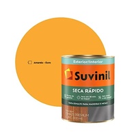 Tinta Suvinil Tintas para madeiras e metais esmalte brilhante seca rapido 3.6L - Amarelo ouro - 53349365 - imagem 4