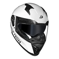 Capacete Race Tech Volt Monocolor Branco Brilhante com Óculos Interno - Segurança e Estilo - imagem 5