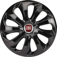 Jogo 4 Calotas Esportivas Velox Aro 13 Preto Brilhante - Fiat Uno e Palio - imagem 5