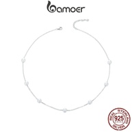 Colar Bamoer Prata 925: Design Estrelado e Brilhante - imagem 2