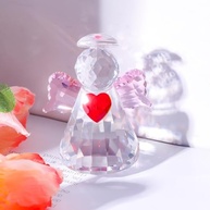 Estátua de Anjo em Cristal Brilhante - Decoração de Natal Elegante e Encantadora - imagem 5