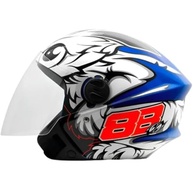 Capacete Aberto Pro Tork New Liberty 3 GP 88 Azul Brilhante - Segurança e Estilo para Você! - imagem 5