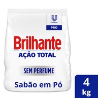 Brilhante Sem Perfume: Limpeza Total 4kg - imagem 1