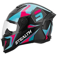 Capacete Pro Tork Stealth Concept Brilhante Verde/Rosa - Segurança e Estilo para Você (Tam. 62) - imagem 2