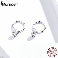 Brinco Prata 925 Bamoer: Zircônia Brilhante! - imagem 2