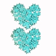 50 Adesivos 3D Estrelas Azuis Brilhantes no Escuro - Decore Parede e Teto com Céu Estrelado - imagem 3