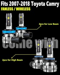 Kit Lâmpadas LED Super Brilhantes 6000K para Toyota Camry 2007-2018 (Farol Alto, Baixo e Neblina) - imagem 3