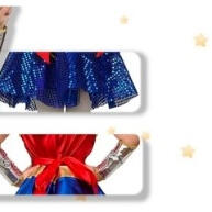 Fantasia Mulher Maravilha Luxo Infantil: Brilhe! - imagem 2
