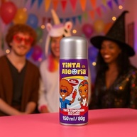 Tinta Spray Alegria 150ml Prata - Alta Cobertura e Brilho Metálico - imagem 4