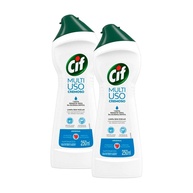 Kit 2 Limpadores CIF Cremoso Original 250ml - Limpeza Profunda e Brilho Duradouro - imagem 1