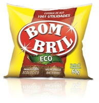 Esponja de Aço Bom Bril 8 Unidades - Brilho sem Riscar e 1001 Utilidades - imagem 1