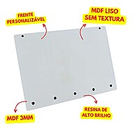 Porta Chaves Sublimação MDF: Kit 6 Unidades Alto Brilho - imagem 1