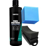 Kit Pneu Pretinho Vonixx 500ML + Aplicador Amarelo: Brilho Intenso e Duradouro! - imagem 1