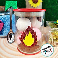 Aplique Fogueira Junina Glitter: Decore com Brilho! - imagem 2