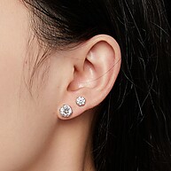 Brincos Moissanita Bamoer S925: Elegância e Brilho - imagem 2