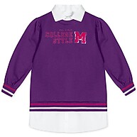 Vestido Moletom Menina Marisol com Manga Longa e Brilho - imagem 2
