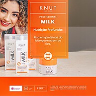 Knut Milk 300g: Hidratação Profunda e Brilho - imagem 2