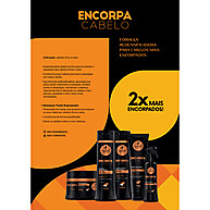 Máscara Encorpa Haskell 500g: 2x Mais Volume e Brilho - imagem 1