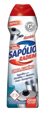 Sapólio Radium Limpa Alumínio 12/250ml - Brilho e Limpeza Sem Arranhões - imagem 1