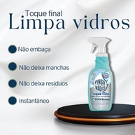 Limpa Vidros Pingo Mágico Toque Final - Brilho Instantâneo e Secagem Ultra Rápida 500ml - imagem 3