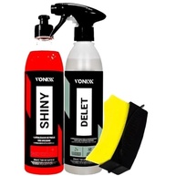 Kit Estética Automotiva Vonixx: Shiny + Delet + Aplicador para Brilho e Proteção Impecáveis - imagem 2