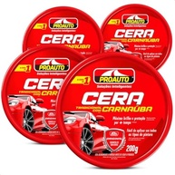 KIT 4 Ceras Pasta Automotiva com Carnaúba 200g - Brilho e Proteção Total para seu Carro - imagem 2