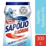 Radium em Pó Cloro 300g - Sapólio Potente para Limpeza Profunda e Brilho Duradouro - imagem 3