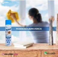Poderoso Limpa Vidros Kelldrin 400ml - Brilho Impecável sem Resíduos - imagem 2