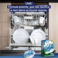 Detergente para Máquina de Lavar Louças Unik 1kg - Limpeza Profunda e Brilho Duradouro - imagem 5