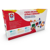Caixa Encaixa Letras e Números: Aprender Brincando! - imagem 2
