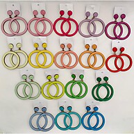 Brinco Argola Colorido: O Toque de Verão que Você Precisa - imagem 1