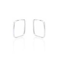 Brinco Argola Prata 925: Design Moderno 20mm - imagem 1