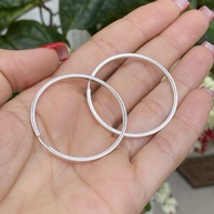 Brinco Argola Prata 925: Elegância em 4,5cm - imagem 1