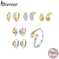 Brincos Bamoer 925: Elegância em Prata para Mulheres - imagem 1