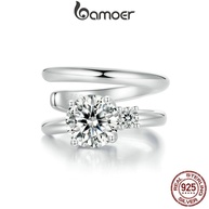 Brincos Bamoer: Elegância em Prata 925 - imagem 1