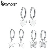 Brincos Bamoer: Estrela e Borboleta para um Look Radiante - imagem 1