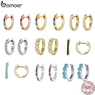 Brincos Bamoer Prata 925: Elegância e Brilho! - imagem 1