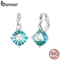 Brincos Bamoer Prata 925: Elegância em Turmalina - imagem 1
