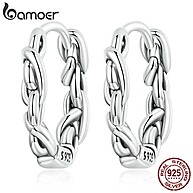 Brincos Bamoer Prata 925: Elegância Retrô - imagem 1