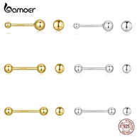 Brincos Bamoer Prata 999: Elegância Simples - imagem 1